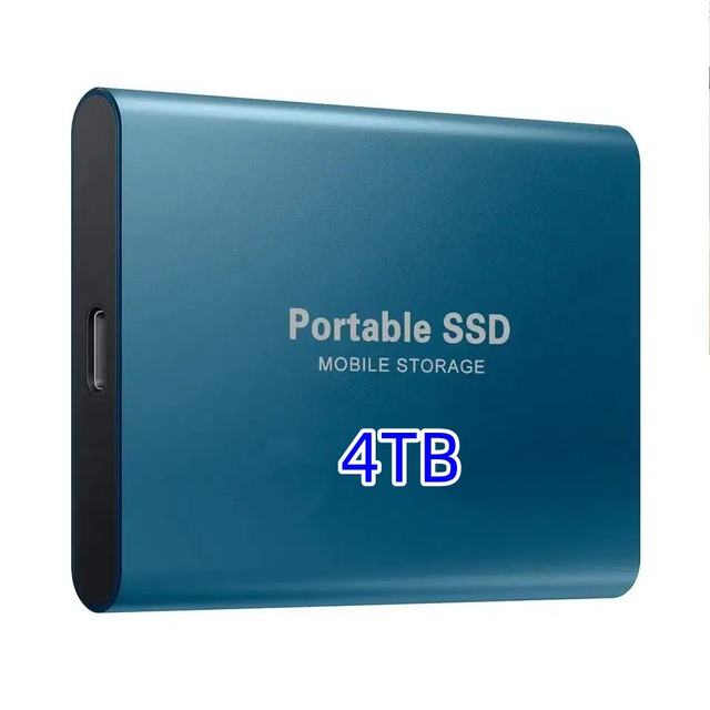 HESRAY 1TB Portable SSD Type-C Aluminum Alloy Wireless External Hard Drive 2.5" for Laptop with 5-Year Warranty