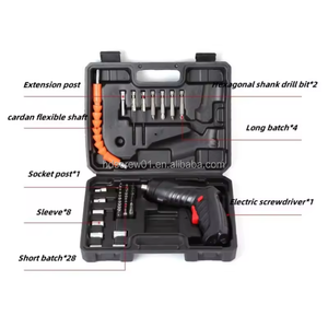 Destornillador Eléctrico Recargable Inalámbrico de 3.6V con 40 Puntas, Mango Giratorio de Litio de 800mAh, para Tornillos de <span class=keywords><strong>Madera</strong></span> - Product Image 4
