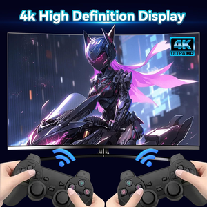 เกมสติ๊ก 4K HD ระบบทีวีคู่ คอนโซลเกมย้อนยุคแบบพกพา  64GB 30000 เกมย้อนยุคสำหรับ PSP - Product Image 4