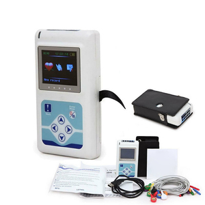 <span class=keywords><strong>CONTEC</strong></span> 3 canaux Holter ECG Equipment 24-Hour Record EKG Machine Portable Electrocardiogramme - Product Image 1
