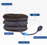 Collier cervical orthopédique gonflable pour soulager la douleur et dispositif de traction cervicale à air pour la colonne vertébrale
