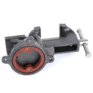<span class=keywords><strong>Étau</strong></span> <span class=keywords><strong>d</strong></span>'<span class=keywords><strong>établi</strong></span> robuste en fonte avec enclume et base pivotante à 360 degrés pour le travail du bois, la métallurgie et l'atelier de bricolage - Product Image 1