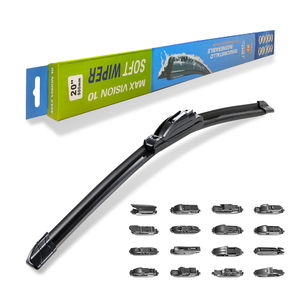 Balais d'essuie-<span class=keywords><strong>glace</strong></span> universels plats pour voiture OEM, en <span class=keywords><strong>caoutchouc</strong></span> naturel, pour pare-brise, toutes saisons - Product Image 1