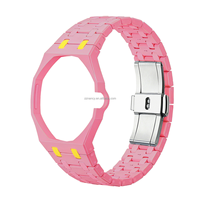 Personnalisation en prévente : Bracelet de montre en silicone liquide modifié, bracelet de montre en céramique et boîtier en biocéramique pour la montre Royal Pop
