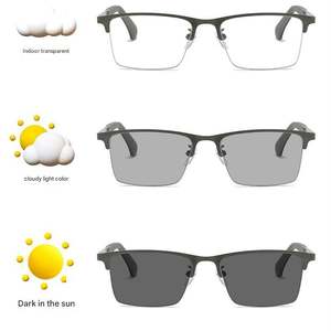 Gafas de Lectura Multifocales de Metal de Alta Calidad 2025, Montura Media, para Hombre, Fotocromáticas, Anti Luz Azul, para Presbicia - Product Image 4