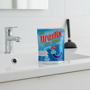 Powerful Eco-Friendly Drenfix Sink <b>Drain</b> Cleaner Powder with Above 80% Active Content for <b>Bathroom</b> Clogs and Pipeline Dredge - Product Image 3