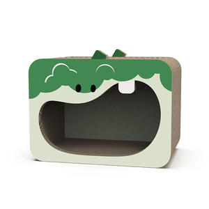 Tempat Tidur dan Papan Garukan Kucing 2-in-1 Mewah, Terlaris, Terbuat dari Kertas Ramah Lingkungan, Tahan Lama, untuk Penggunaan Dalam Ruangan - Product Image 2