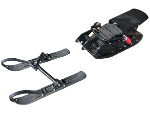 Snowmobile Front Ski Conversion Kit | Nylon Sleds For ATV & UTV | 17.5" Winter Vehicle Upgrade