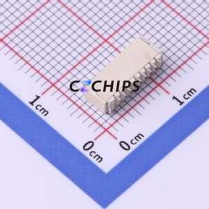 WAFER-SH1.0-9PWB Wire-to-Board Pin Header SMD,P=1mm,Horizontal Mount Connector 1x9P 1mm Horizontal Mount SH - Product Image 2