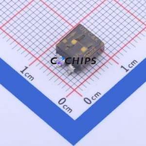 SD02H0SB DIP Switch Through hole Component (THT) Switch Flat Toggle, Groove Type Single Pole Single Throw 2 Gull Wing Type - Product Image 1