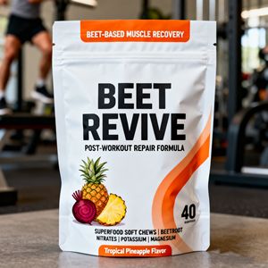 OEM ช่วยลดไขมันเพิ่มความแข็งแรงของร่างกายและให้ผลิตภัณฑ์เสริมอาหารสำหรับเยลลี่บีทรูท - Product Image 2