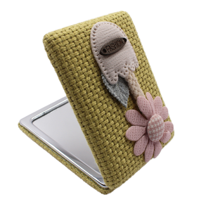 Biểu Tượng Tùy Chỉnh Vuông Cầm Tay Gương Nhãn Hiệu Riêng Xách Tay Cầm Tay Gương Trang Điểm Túi - Product Image 3