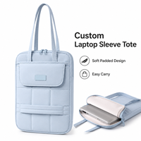 Housse fine pour ordinateur portable de 13, 13,3 et 14 pouces, sac de transport rembourré pour ordinateur portable avec poignées d'épaule, sac portable imperméable