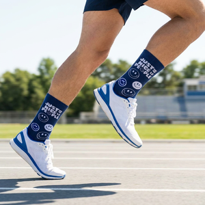 Free Design Custom logo Breathable <b>Grip</b> <b>Socks</b> Custom Durable Ribbed Cotton Cushioned Crew Sports <b>Socks</b> for Fitness - Product Image 2