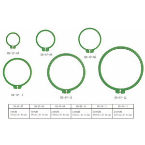 Telaio Circolare in Plastica Verde 210 mm per Ricamo, Parti di Ricambio per Macchine Tessili e Abbigliamento - Product Image 5