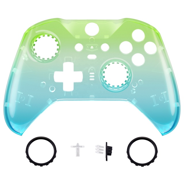 EXtremeRate Custom Replacement Faceplate Front Housing Shell Kit for Xbox One Elite Series 2 Controller