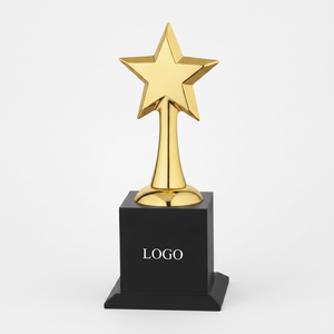 Trophée étoile élégant avec plaque de gravure personnalisée. - Product Image 6