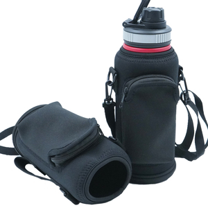 Custocowhideutdoor chai chủ tay áo neoprene chai mát chủ túi thiết kế thời trang chai Nước Chủ Túi lon YS 100pcs - Product Image 3