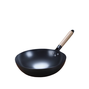 Woks y Sartenes de Hierro Fundido Ligeros <span class=keywords><strong>con</strong></span> Mango de Madera para <span class=keywords><strong>Cocinar</strong></span> <span class=keywords><strong>en</strong></span> Cocina de Gas e <span class=keywords><strong>Inducción</strong></span> - Product Image 1