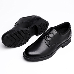 Chaussures de travail pour hommes, de sécurité pour agents, isolées 6KV, en cuir de vachette grainé pour extérieur, personnalisables en usine - Product Image 2