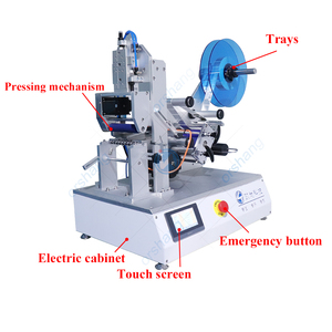 Machine d'étiquetage semi-automatique Orshang pour bougies de petit diamètre, machine d'étiquetage pour petites bouteilles - Product Image 2