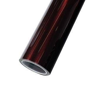 Fabbrica diretta PETLiner carta imballaggio PVC finestra tinta in colore rosso nero rivestimento in vinile posizione protettiva del corpo - Product Image 1