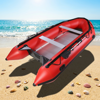 Bateau pneumatique pliable AEP AY-RIB-300 2,3m-5,8m en PVC pour la dérive, écologique, léger, capacité 4 personnes, garantie 2 ans
