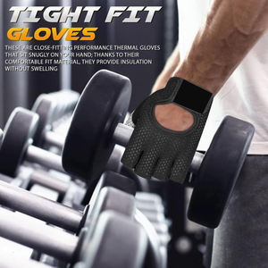 Guanti da Palestra Antiscivolo, Guanti Sportivi, Guanti Fitness in <span class=keywords><strong>Silicone</strong></span> Invernali per Sollevamento Pesi, Ventilati e Traspiranti - Product Image 4