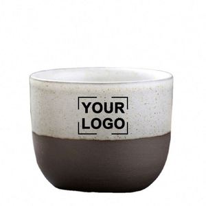 Wsy572 220Ml Logo Printed Drinking Mug Matte Beige Tea Cups Promotion Corporate Activity Business <b>Gift</b> Coffee Cup - Product Image 1
