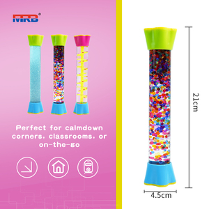 Nouveau Calm Down Corner Soulagement de l'anxiété Tubes sensoriels Tubes Fidget Minuterie de barboteur de mouvement liquide pour les enfants Soulagement de l'anxiété - Product Image 4