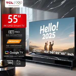 Téléviseur intelligent <span class=keywords><strong>TCL</strong></span> 55 pouces 4K UHD HDR LED <span class=keywords><strong>Android</strong></span> avec -Boîtier noir- Version mondiale - Product Image 4