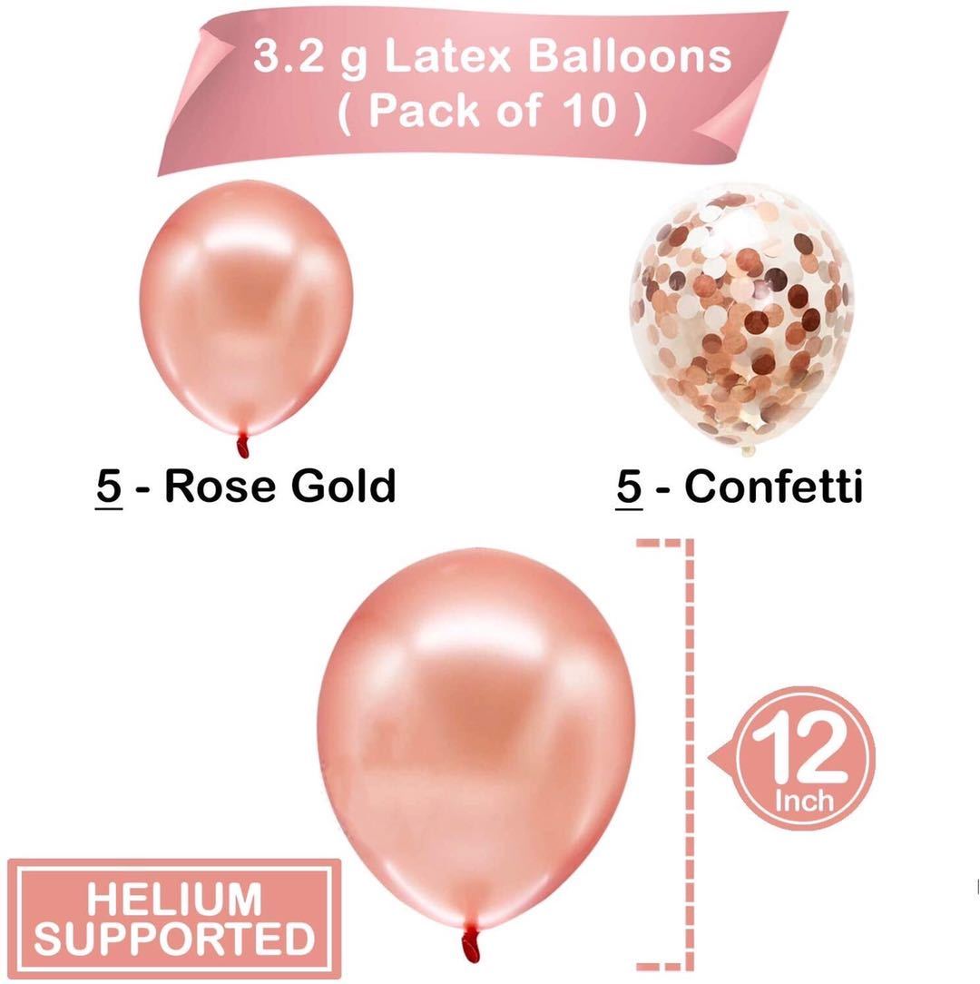 Rose Gold Konfetti Pailletten Für 30. Geburtstag – 2 Packungen, Metallisch Glitzernd, Ca. 1,3x1 Cm