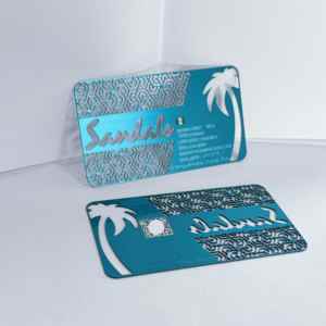Tarjetas de Visita de Diseño Personalizado Directo de Fábrica, Coloridas, de Aluminio, Grabadas con Láser, Plateadas, Rojas, Azules, Etiquetas Metálicas de Acero Inoxidable - Product Image 4