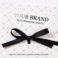 Boîte cadeau pliante personnalisée avec impression, en carton artistique, fermeture à ruban pour foulard, mouchoir, emballage cadeau de mariage