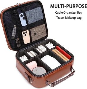 Estuche de Almacenamiento Digital para Accesorios Electrónicos de Viaje, Bolsa de Almacenamiento para Cables y Cargadores, Organizador de Auriculares, Bolsas para Cables, Muestra Gratuita - Product Image 2