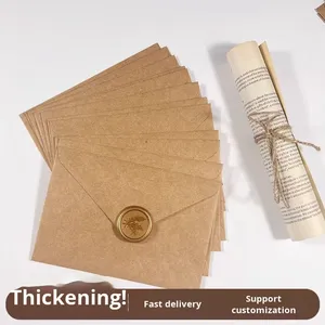 Factory Direct Sale Solid <strong>Color</strong> <strong>Kraft</strong> Paper Small Enveloppes Multiple Specifications Holiday Greeting Card <strong>Envelope</strong> - Product Image 3