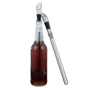 wine accessories stainless teel beer chiller sticks keep bottle chiller cooling sticks cold stick