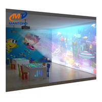 Vente en gros de jeux de projection interactifs AR, table de dessin et de peinture, jeux de projection muraux interactifs pour enfants