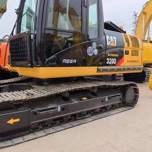 Excavadora de cadenas mediana CAT 320D usada de alta calidad, máquina de movimiento de tierras de 20 toneladas, con motor, caja de cambios y bomba, en venta. - Product Image 5