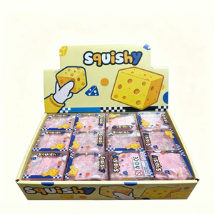 Giocattolo Squishy a Forma di Formaggio, Bestseller 2026, Realistico e Modellabile in PU, a Lenta Risalita, Antistress Sensoriale per Giovani - Product Image 1