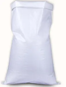 Saco de grão tecido de polipropileno, saco personalizado de grão de armazenamento de 10kg / 25kg / 50kg