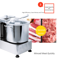 Hachoir multifonction HR12 12L pour aliments, viande, légumes, garnitures de raviolis, mélangeur, et outil à écraser l'ail