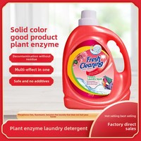 Grosir pembersih Laundry tanaman ramah lingkungan portabel Multi busa terkonsentrasi untuk pakaian bunga yang sesuai untuk bayi di rumah