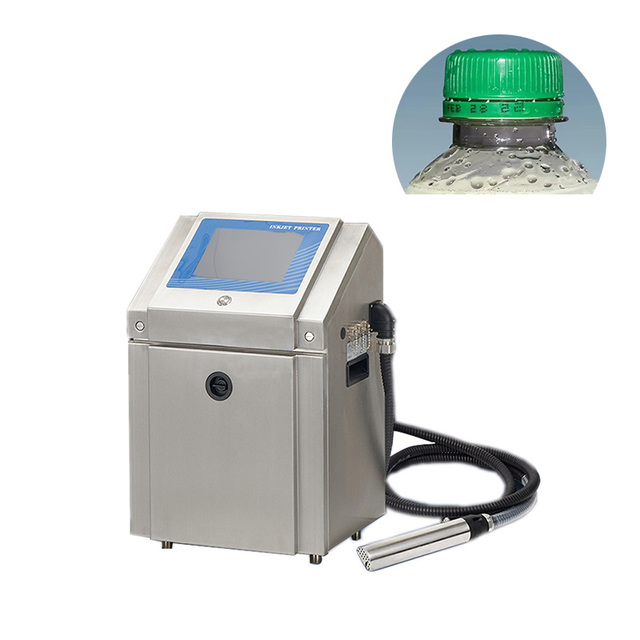In Line Coding Machine CIJ Industrial Continuous Small Character Inkjet Printer  Automatic CIJ Jet Printer with Big Touch LCD