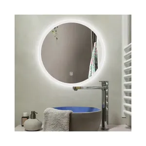 Nuevo Espejo Inteligente Circular Táctil <span class=keywords><strong>Antivaho</strong></span> <span class=keywords><strong>de</strong></span> Diseño Moderno y Sencillo Personalizado 2025 para <span class=keywords><strong>Baño</strong></span> <span class=keywords><strong>de</strong></span> Hotel y Sala <span class=keywords><strong>de</strong></span> Estar - Product Image 5