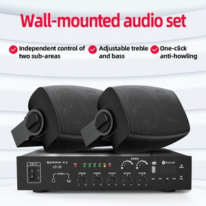Bộ khuếch đại âm thanh treo tường hai vùng cho loa Bluetooth, dùng cho thương mại, phòng hội nghị, nhà hàng - Product Image 3
