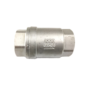 1/2 pollici DN15 <span class=keywords><strong>valvola</strong></span> di <span class=keywords><strong>Non</strong></span> <span class=keywords><strong>ritorno</strong></span> manuale in acciaio inossidabile CF8 CF8M BSPP BSPT NPT vite Pn16 per uso generico - Product Image 2