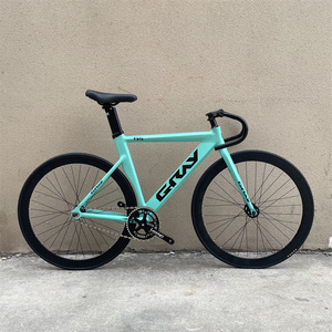 Vélo Fixie GRAY F15 700C à 3 rayons, cadre en aluminium aérodynamique, vélo à pignon <span class=keywords><strong>fixe</strong></span> pour étudiants, adultes, hommes et femmes - Product Image 3