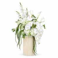Nieuwe Design Witte Rozen Hortensia Phalaenopsis Kunstbloemen Groothandel Hoge Kwaliteit Kunstbloemen voor Bruiloftdecoratie