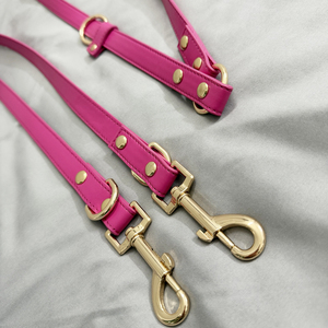 Lederne Freihand-Hundeleine zum Tragen an der Taille, geeignet für kleine, mittelgroße und große Hunde, verstellbare, robuste Hundeleine zum Spazierengehen - Product Image 5